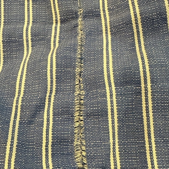 Zaful Striped blue and white L dress tunic top straps  and belt EUC - Picture 10 of 12